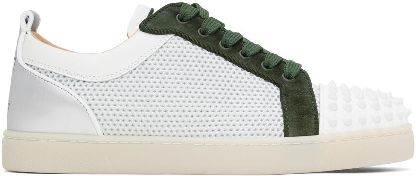 Christian Louboutin Green & Off-White Varsijunior Sneakers Cover