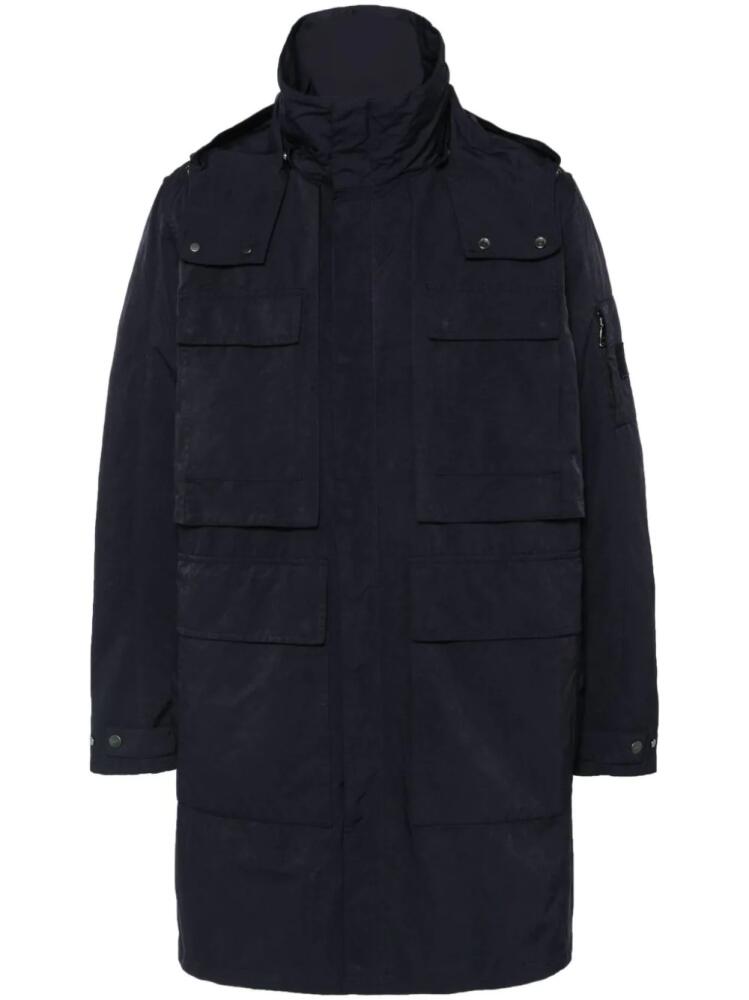 Add down parka coat - Blue Cover