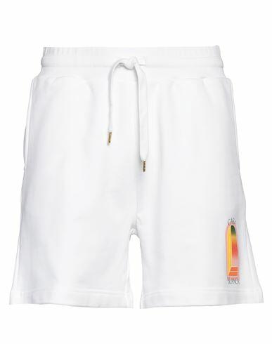 Casablanca Man Shorts & Bermuda Shorts White Organic cotton Cover