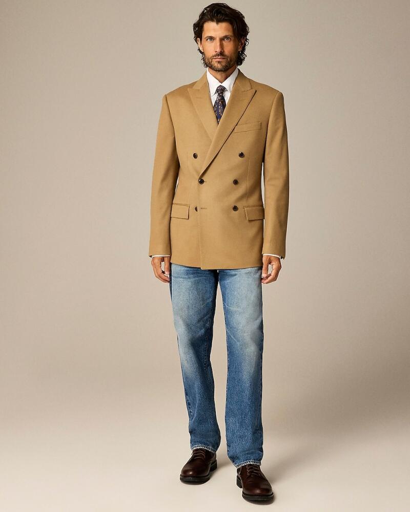 J.Crew Ludlow Slim-fit double-breasted blazer in Italian wool doeskin Cover