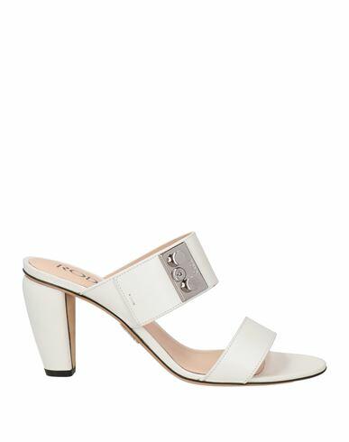 Rodo Woman Sandals White Lambskin Cover