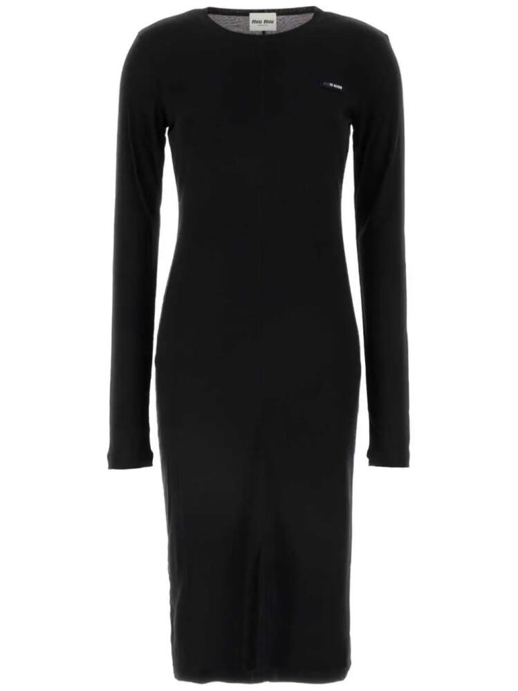 Miu Miu jersey dress - Black Cover