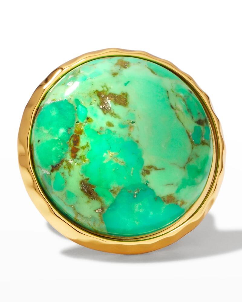 NEST Jewelry Green Turquoise Adjustable Statement Ring Cover