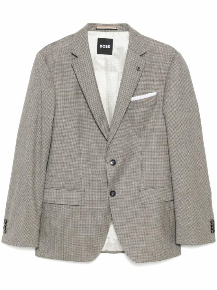 BOSS single-breasted blazer - Neutrals Cover