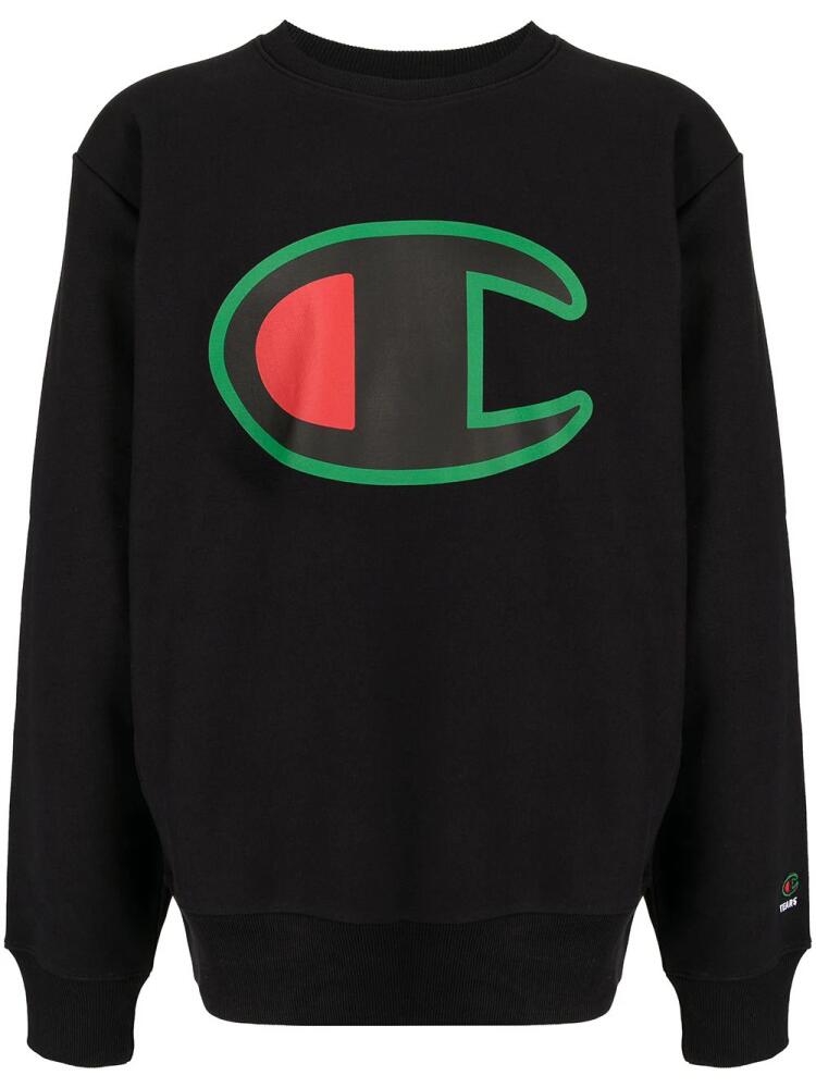 Denim Tears x Champion logo-print sweatshirt - Black Cover