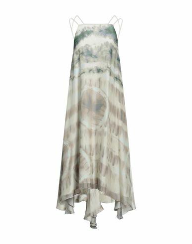 Antonelli Woman Midi dress Sage green Silk Cover