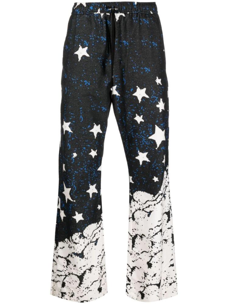 AMIRI graphic-print trousers - Black Cover