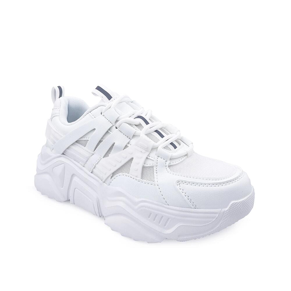 BERNESS Briella Platform Sneaker | Women's | White Cover