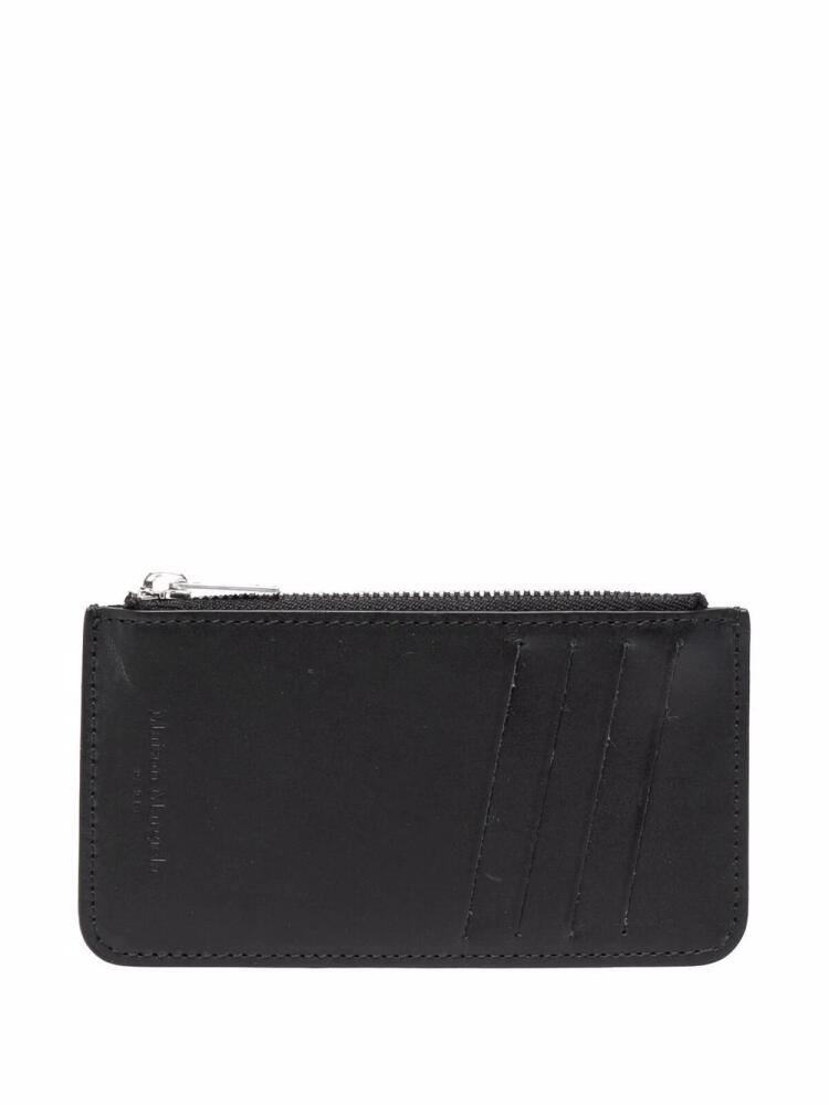 Maison Margiela two-tone four-stitch wallet - White Cover