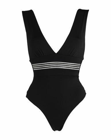 S And S Woman One-piece swimsuit Black Polyamide, Elastane Cover