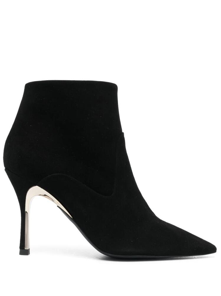 Furla pointed 90mm heeled boots - Black Cover