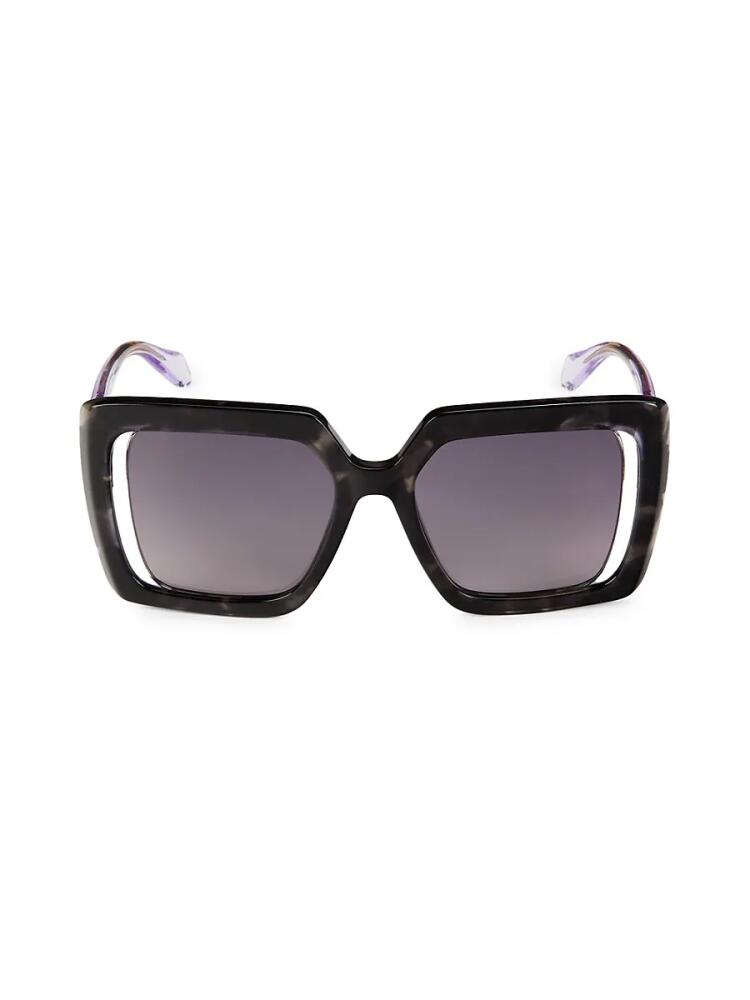 Just Cavalli Women's 53MM Square Sunglasses - Grey Havana Cover