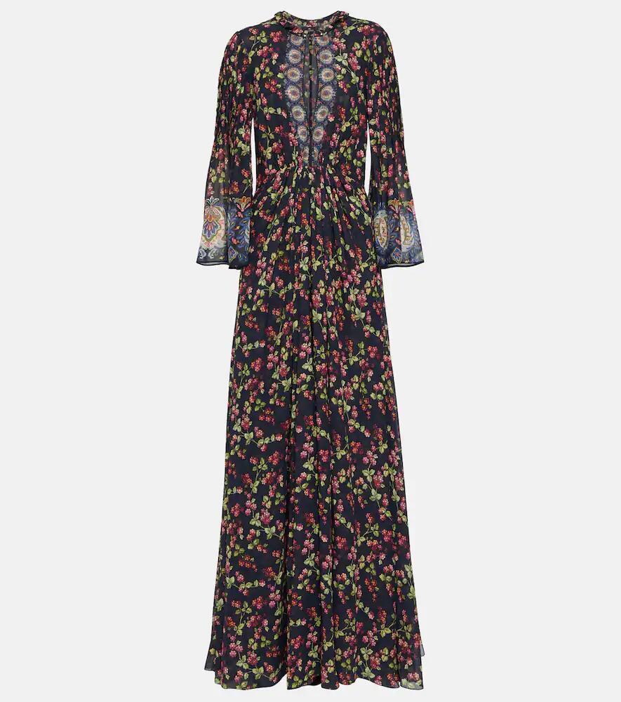 Etro Floral silk gown Cover