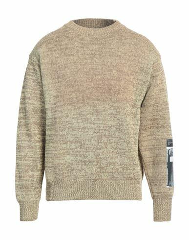 Gr10k Man Sweater Light yellow Kevlar, Wool Cover