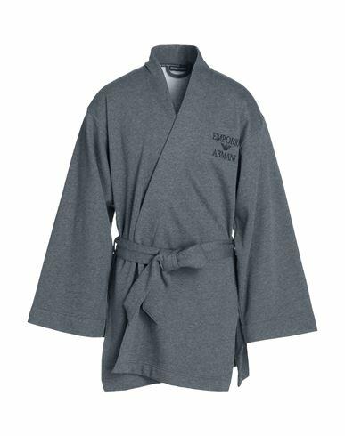 Emporio Armani Man Dressing gown or bathrobe Lead Cotton, Polyester Cover