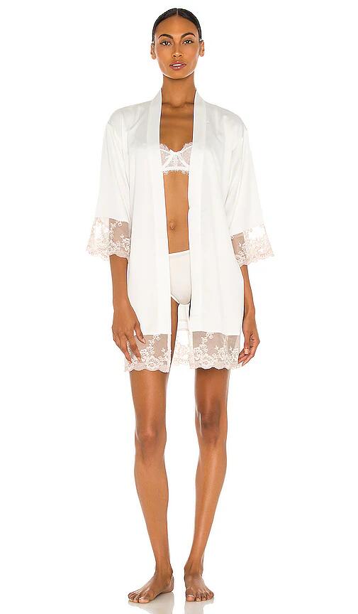 Flora Nikrooz Rosa Kimono in White Cover