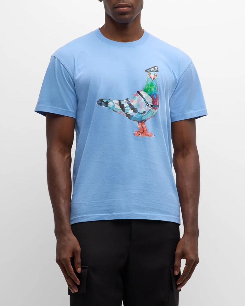 JW Anderson Men's Pigeon Graphic T-Shirt Cover