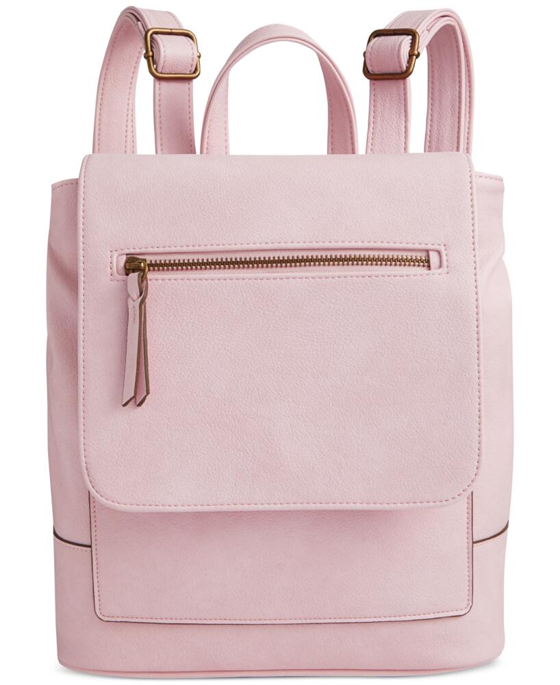 Style & Co Hudsonn Flap Backpack, Created for Macy's - Lotus Pink Cover