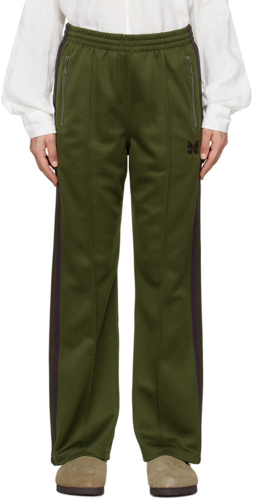 NEEDLES Khaki Stripe Lounge Pants Cover