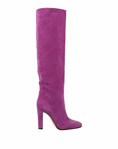 Alberta Ferretti Woman Boot Mauve Soft Leather Cover