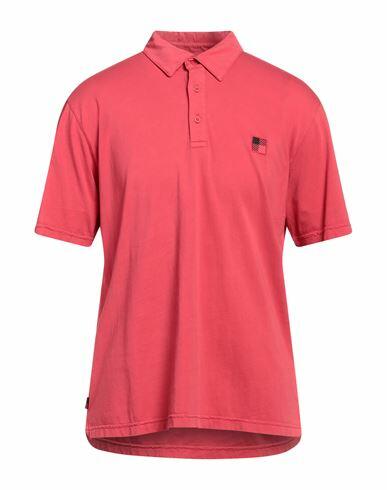 Woolrich Man Polo shirt Red Cotton Cover