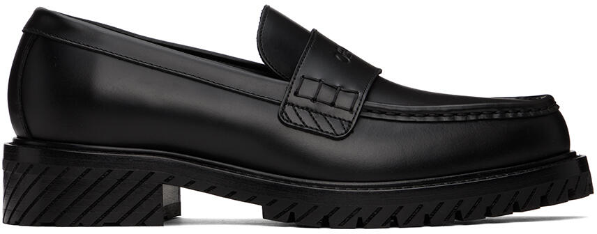 Off-White Black Military Loafers Cover