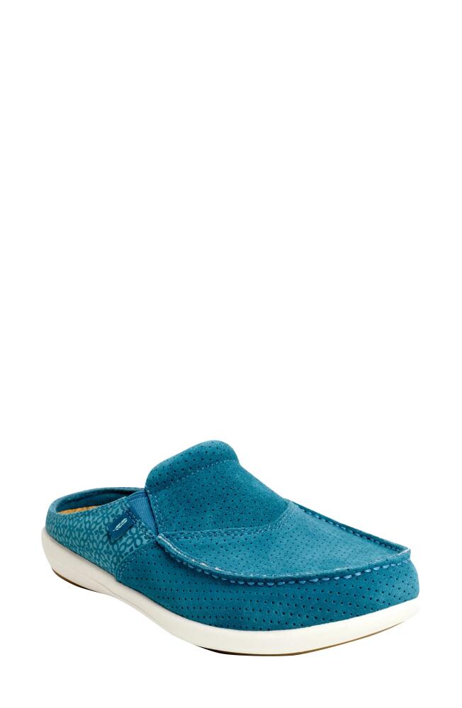 Revitalign Siesta Orthotic Clog Sneaker in Blue Coral Cover