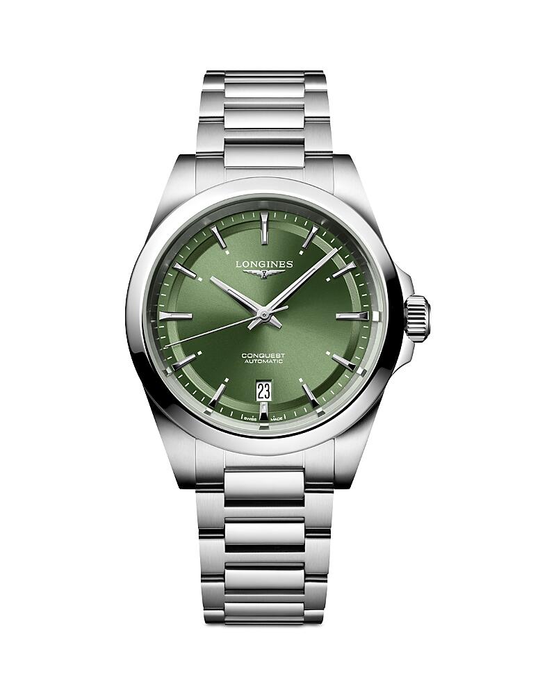 Longines Conquest Sunray Green Watch, 38mm Cover