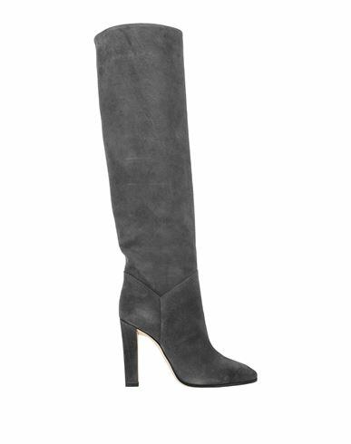 Alberta Ferretti Woman Boot Grey Soft Leather Cover