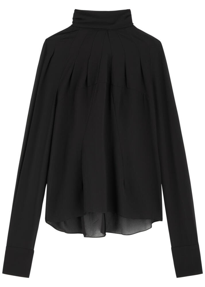 16 Arlington Lyca Georgette Blouse - Black Cover