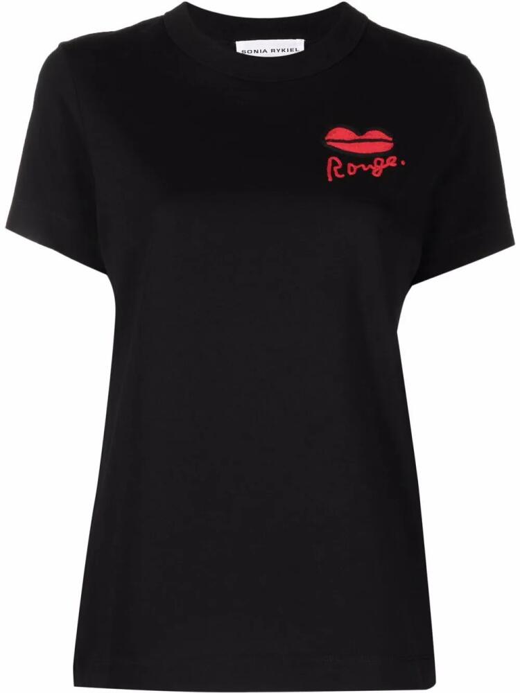 Sonia Rykiel Rouge short-sleeved T-shirt - Black Cover