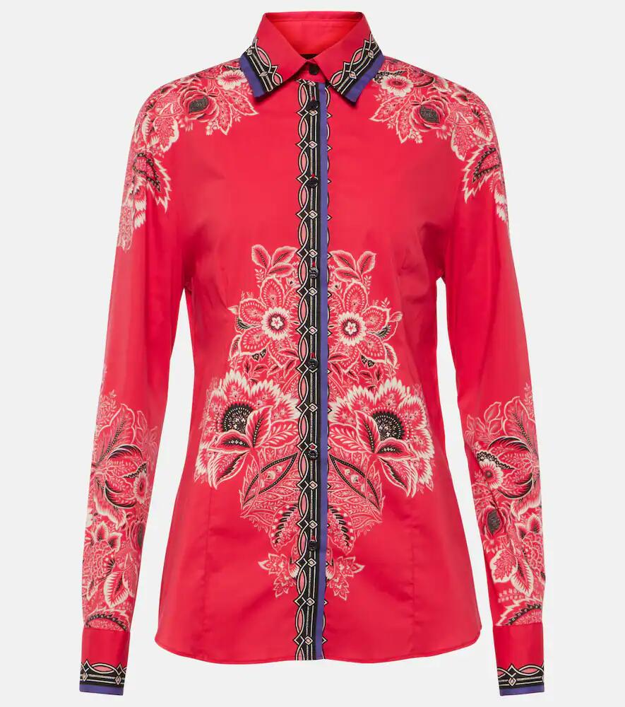 Etro Floral cotton-blend shirt Cover