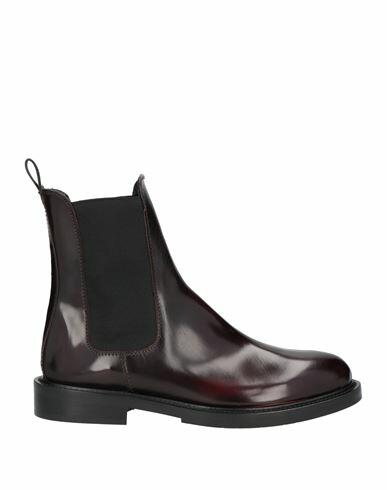 Guglielmo Rotta Woman Ankle boots Burgundy Leather Cover