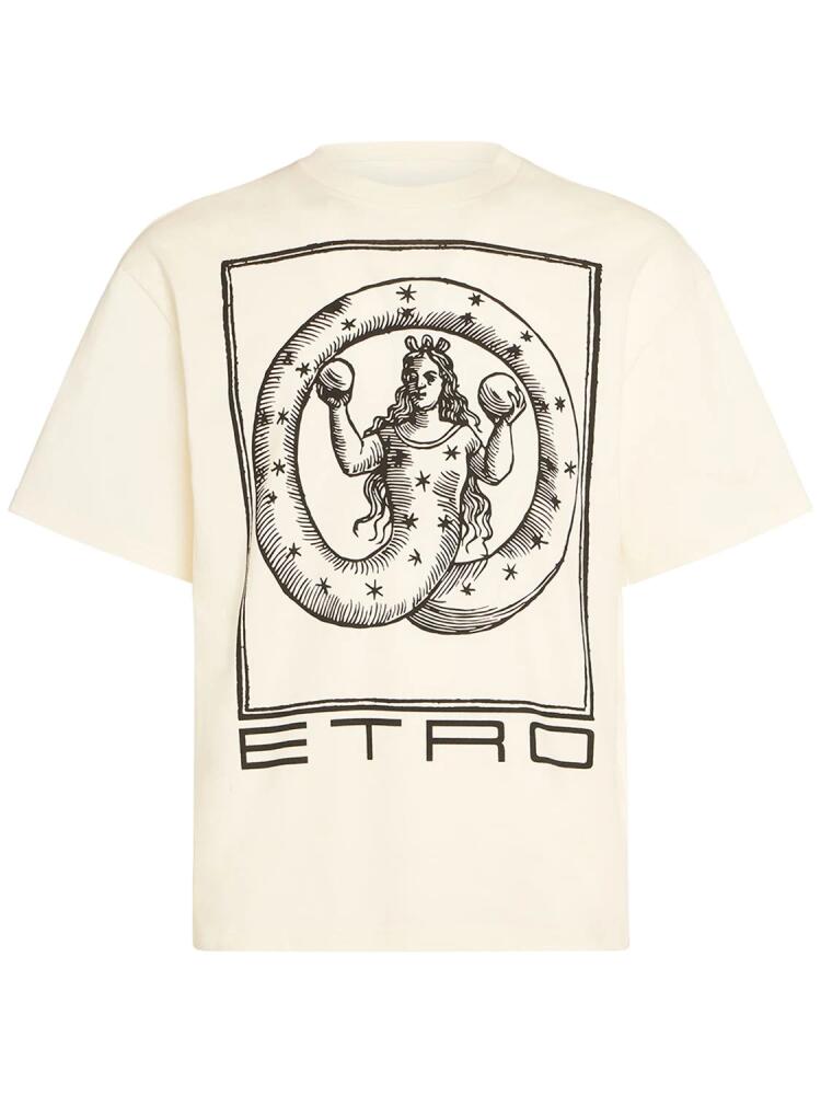 ETRO Logo Cotton T-shirt Cover