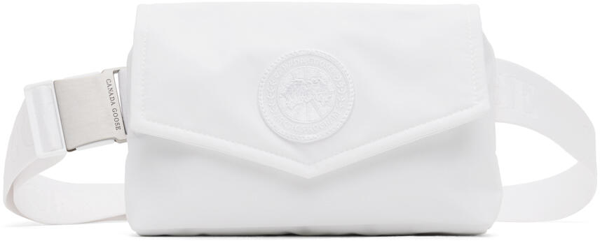 Canada Goose White Mini Waist Pack Belt Bag Cover