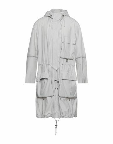 Valentino Garavani Man Overcoat & Trench Coat Light grey Cotton Cover