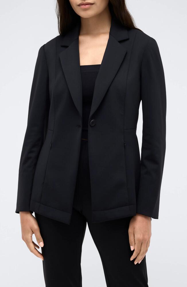 Kenneth Cole One-Button Blazer in Black Cover