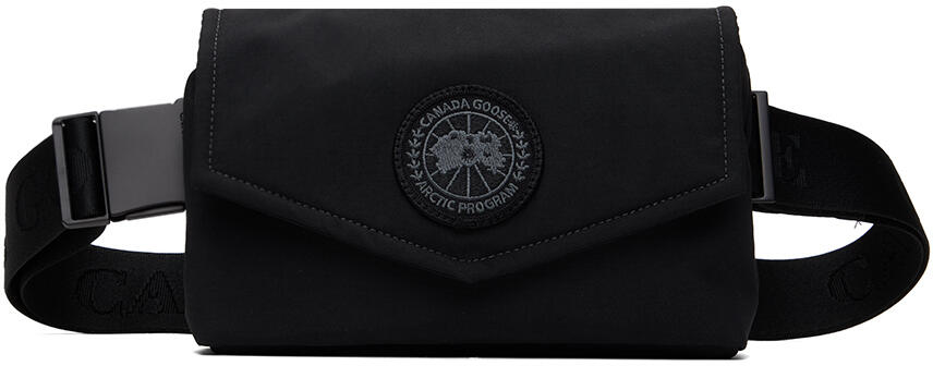 Canada Goose Black Mini Waist Pack Pouch Cover