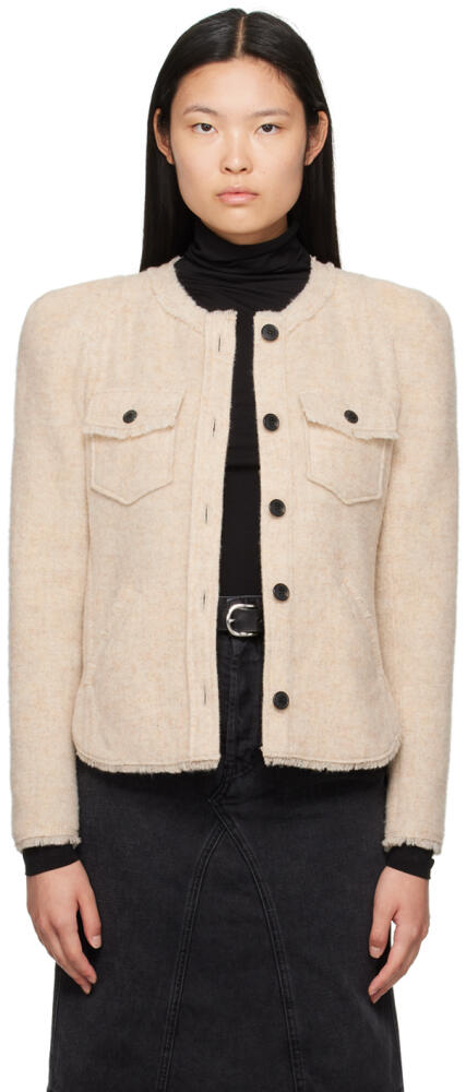 Isabel Marant Etoile Beige Nelly Jacket Cover