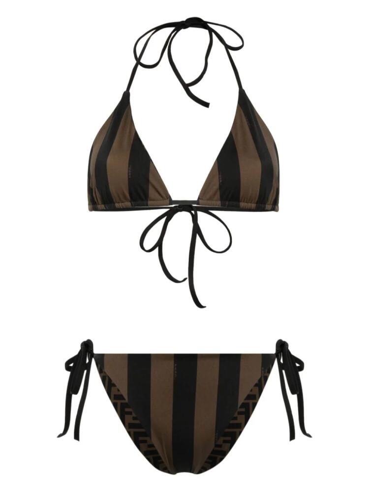 FENDI reversible triangle-cup bikini - Black Cover