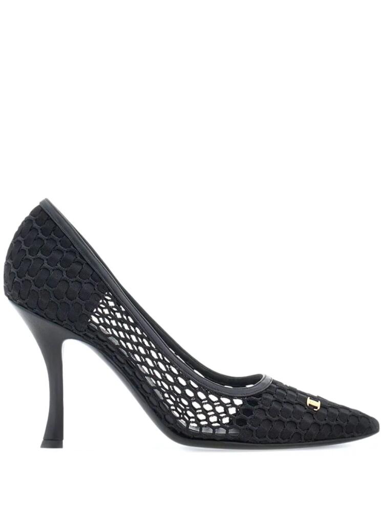 Ferragamo 95mm Vara-appliqué slingback pumps - Black Cover