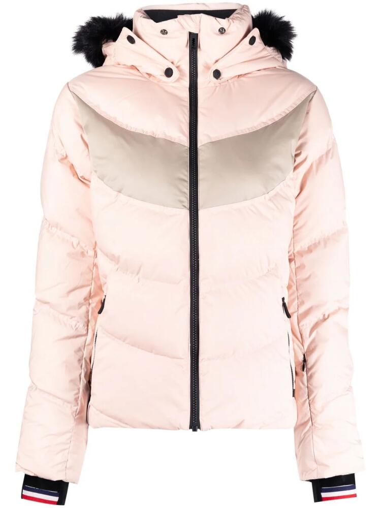 Rossignol Signature down ski jacket - Pink Cover