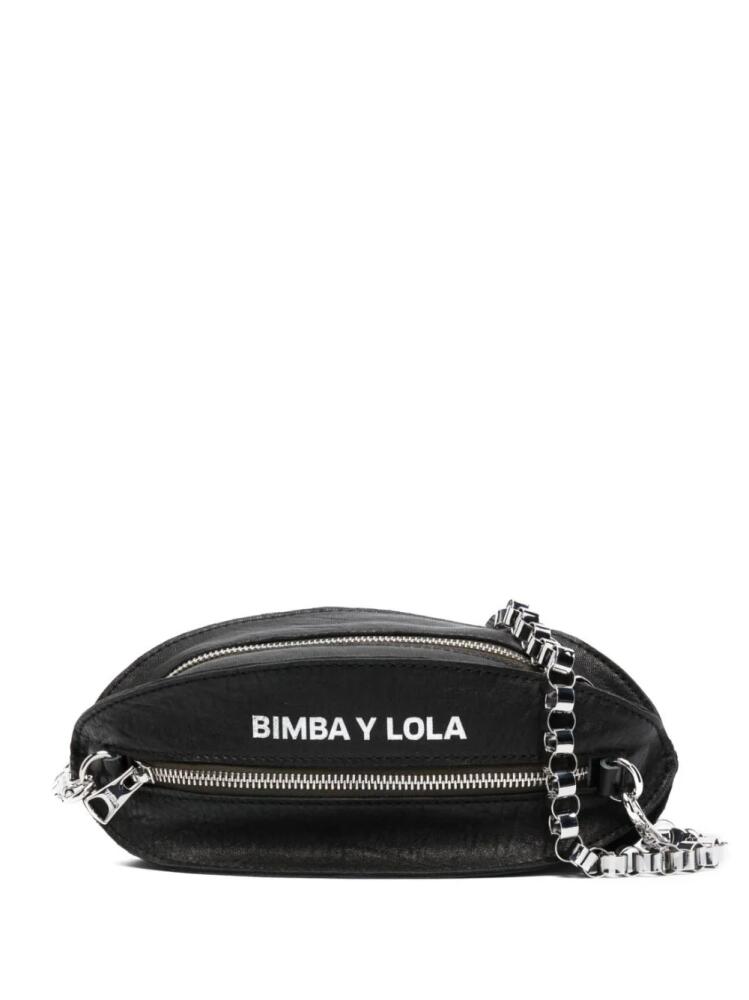 Bimba y Lola small Pelota shoulder bag - Black Cover