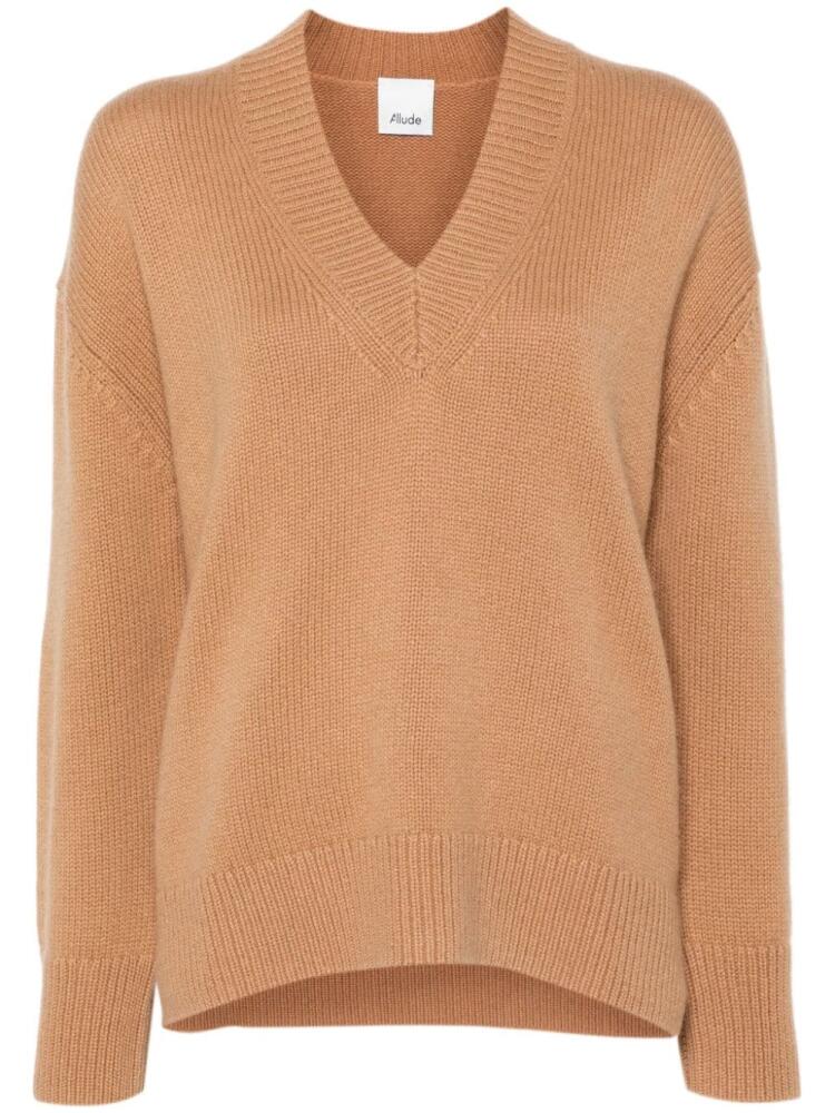 Allude cashmere sweater - Brown Cover