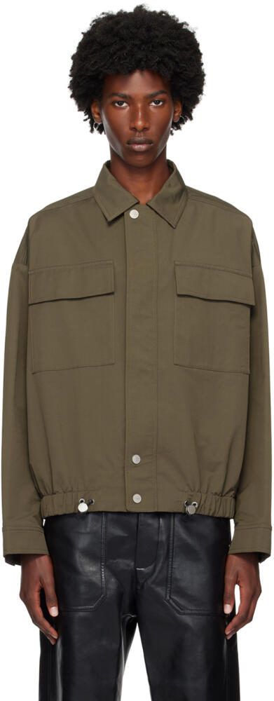 Nanushka Khaki Emeric Jacket Cover