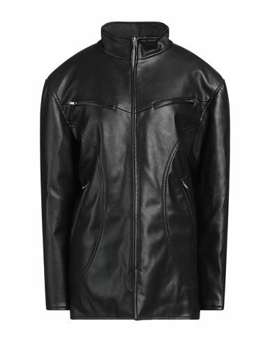 Lvir Woman Jacket Black Polyester, Polyurethane, Acrylic Cover