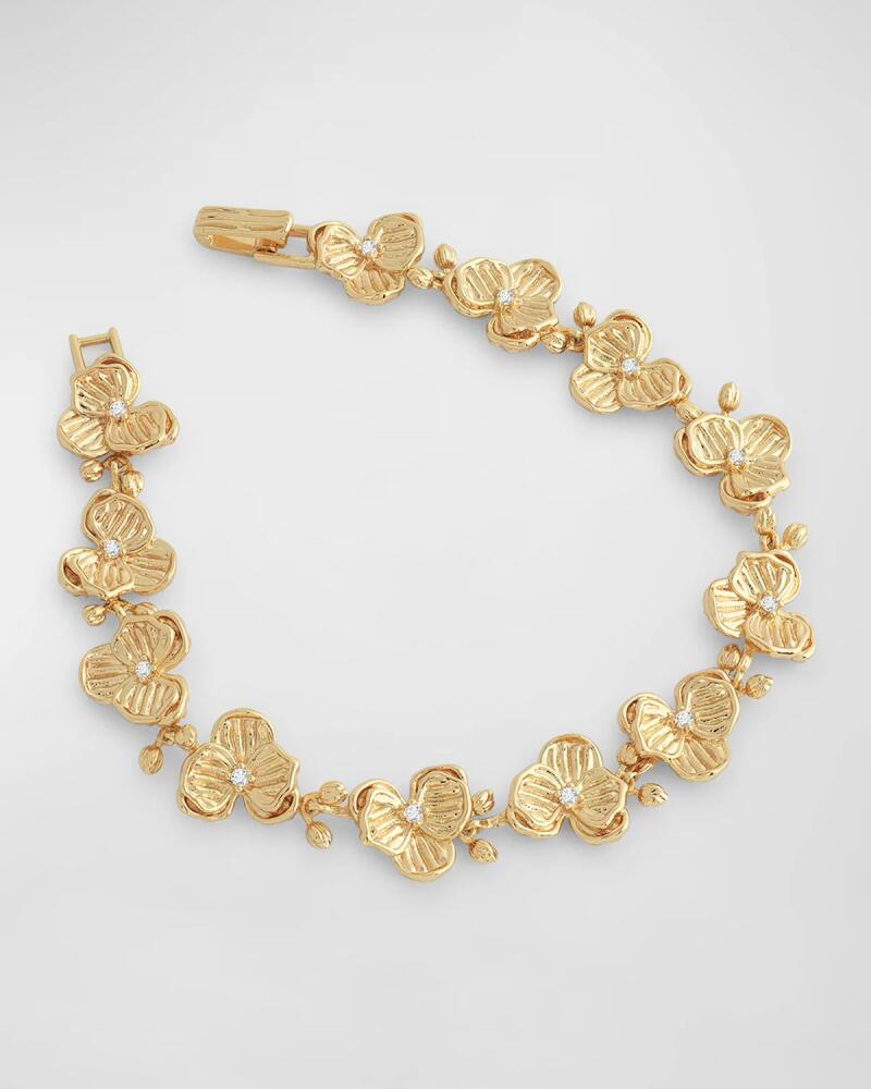 Anabel Aram Jewelry Orchid Link Bracelet Cover