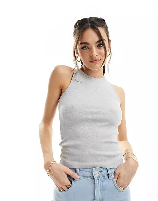 Object tank top in gray melange Cover