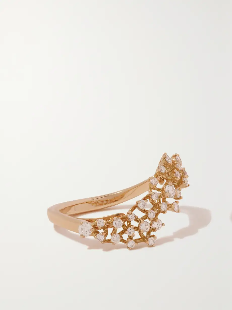 Ananya - Scatter 18-karat Gold Diamond Ring - 6 Cover