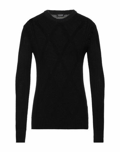 Yoon Man Sweater Black Acrylic, Virgin Wool Cover